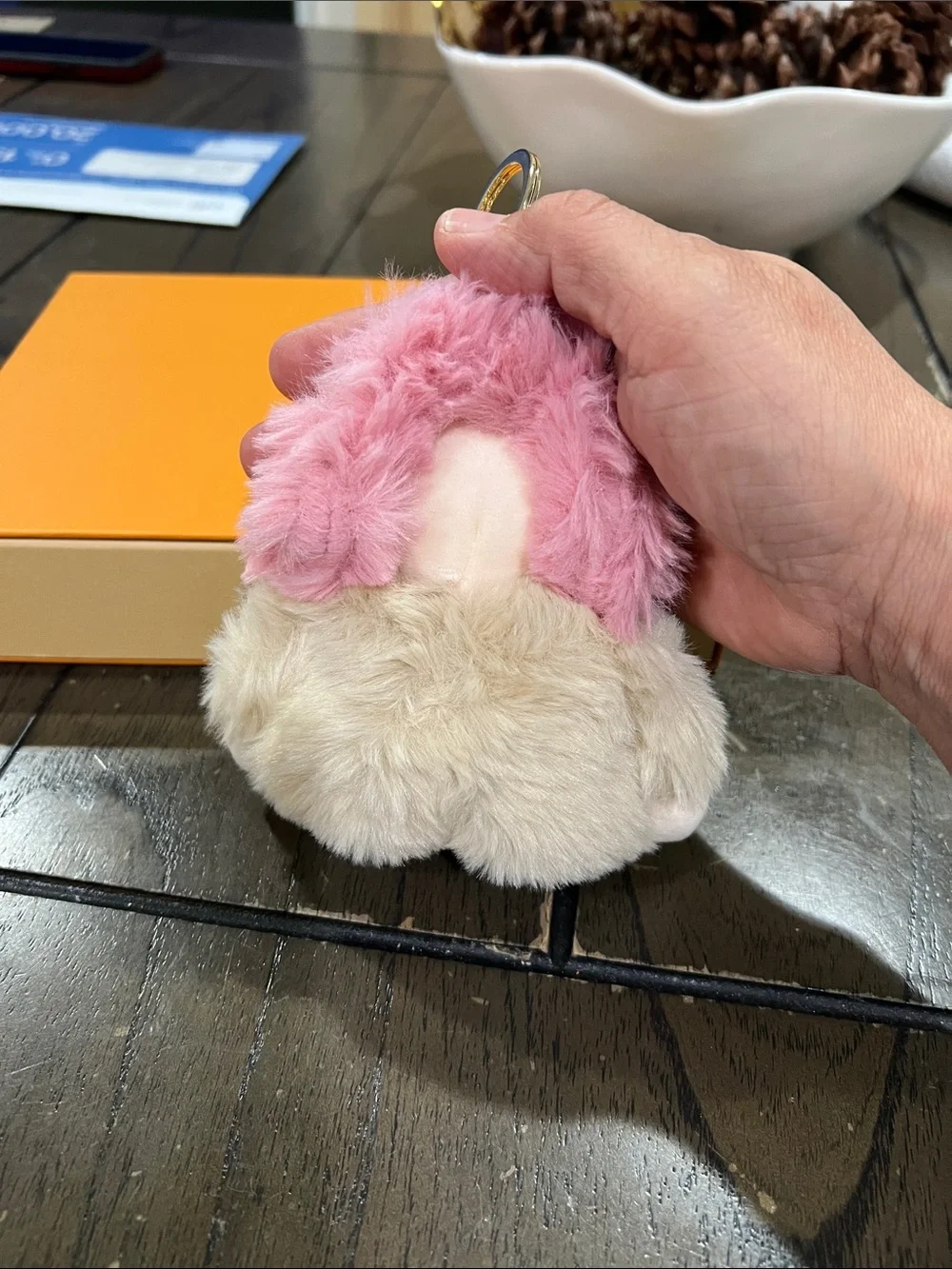 Source Unknown plush pink